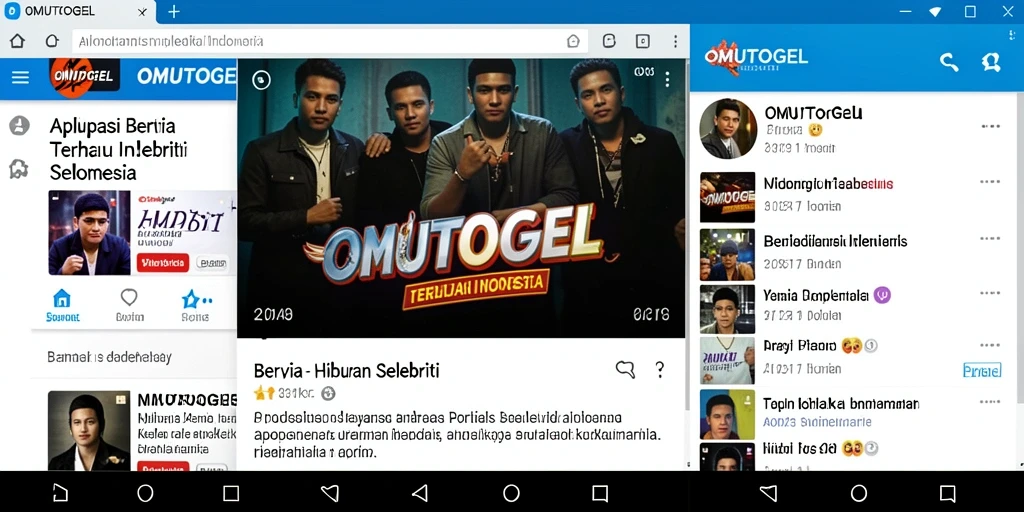 Tampilan antarmuka aplikasi OMUTOGEL yang informatif dan menarik.