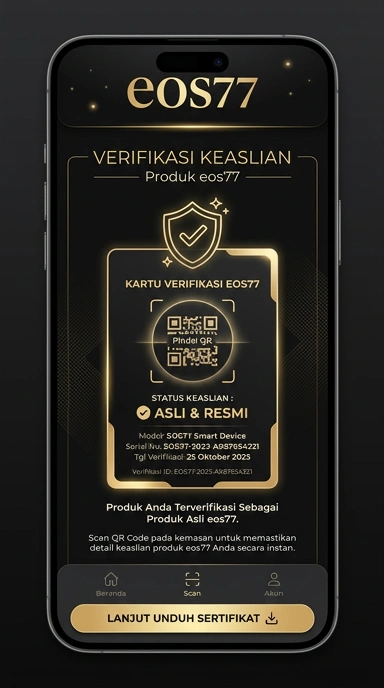 Tampilan kanal resmi eos77
